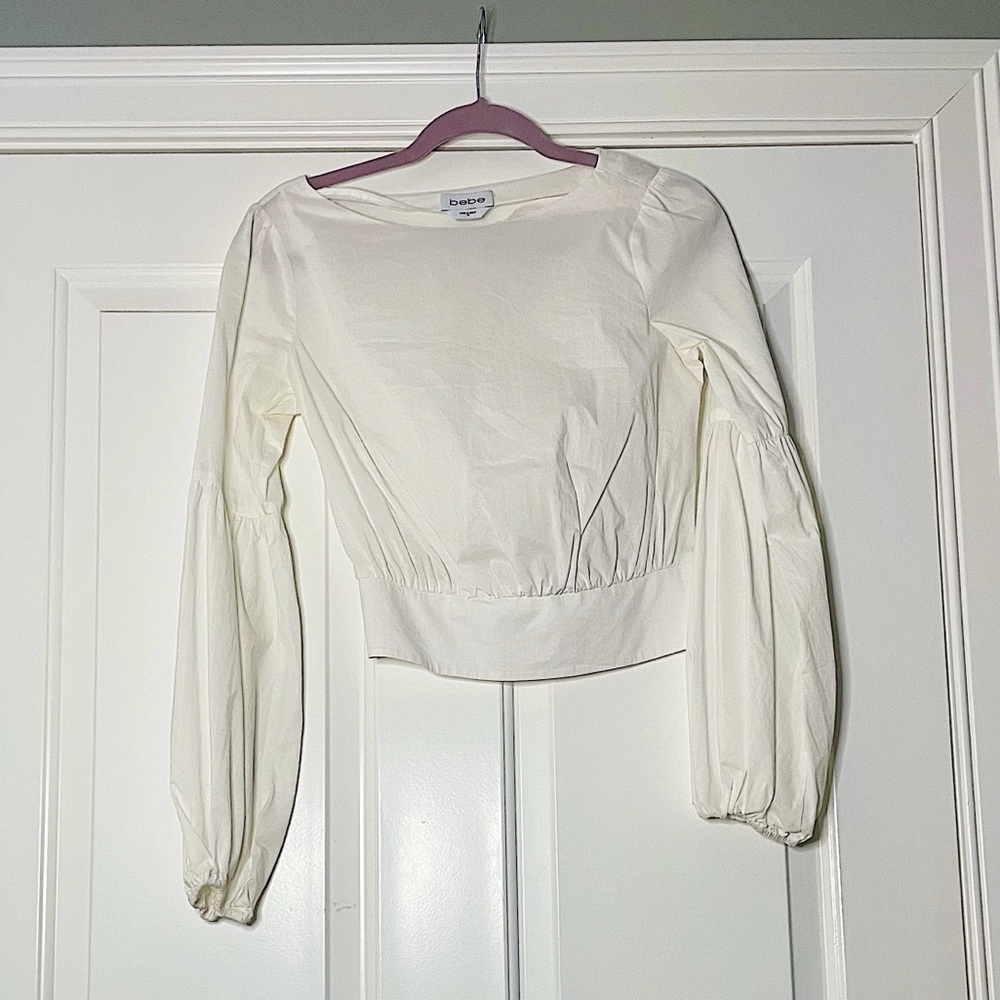 BEBE Puff Sleeved Blouse